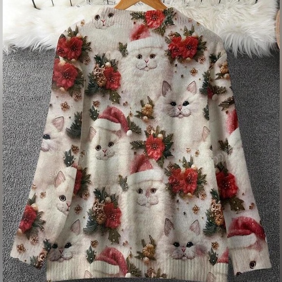 Sweaters - Christmas and cats fashion sweaters soft and trendy all sizes available
